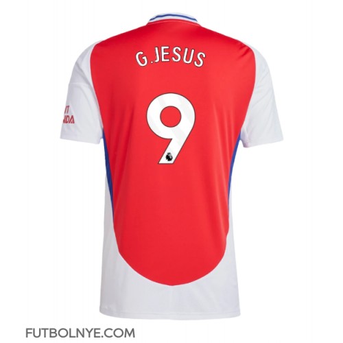 Camiseta Arsenal Gabriel Jesus #9 Primera Equipación 2024-25 manga corta